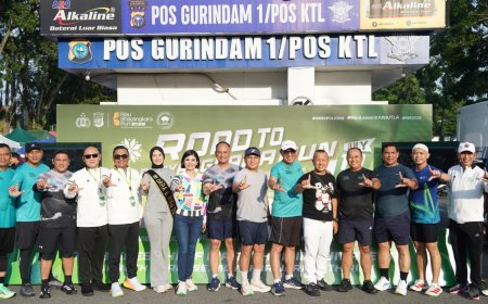 Riau Bhayangkara Run 2026 Kampanyekan Kesadaran Lingkungan