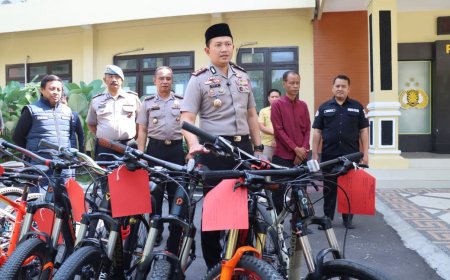Komplotan Pencurian Sepeda Lintas Wilayah Berakhir di Tangan Polisi